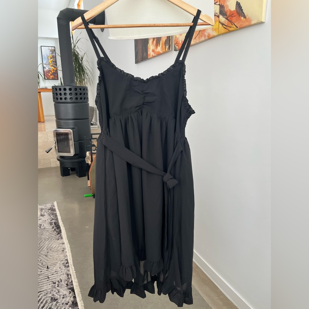 NWT Sourpuss Black Hi-Lo Dress - Picture 2 of 5